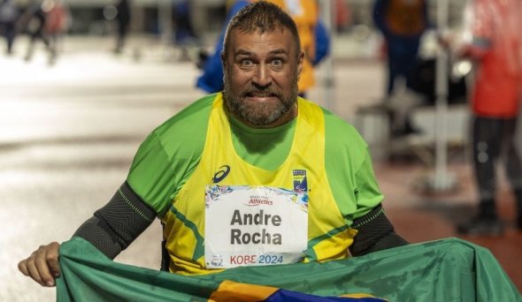 Taubaté: Paratleta André Rocha conquista medalha de ouro no Campeonato Mundial de Paratletismo