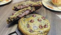 Cookie tradicional com Nutella 75grs Cookie tradicional com Nutella 75grs