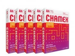 Papel Sulfite A4 Chamex/Report - Rema 500 folhas 75g/m² Papel Sulfite A4 Chamex/Report - Rema 500 folhas 75g/m²
